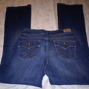 526 Levi's Strauss boot stretch jeans pants women's size 4